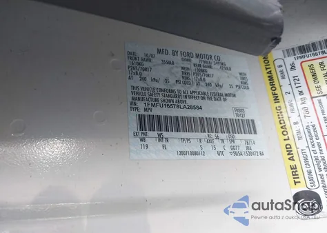 2008 Ford Expedition Xlt from USA, damaged, VIN 1FMFU16578LA28584